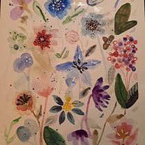 Mi proyecto del curso: Acuarela floral: conecta con la naturaleza. Ilustração tradicional, Pintura, Pintura em aquarela e Ilustração botânica projeto de moni.in.red - 10.09.2023