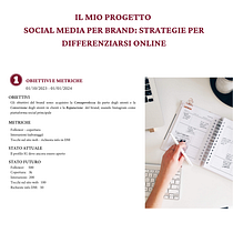 Il mio progetto del corso: Social Media per brand: strategie per differenziarsi online. Marketing, Social Media, Br, and Strateg project by elena.carta - 09.11.2023