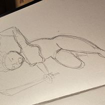 My project for course: Character Creation from Observational Drawings. Un proyecto de Ilustración tradicional, Diseño de personajes, Dibujo y Sketchbook de Robert - 12.09.2023