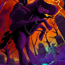 Atmospheric Procreate Painting Project: The Requiem Yet to Come. Ilustração digital, Desenho digital e Ilustração editorial projeto de Jigeesha Pasricha - 11.09.2023