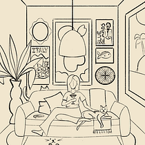 Meu projeto do curso: Ilustração digital colorida no Procreate. Un progetto di Illustrazione tradizionale, Disegno, Illustrazione digitale e Disegno digitale di Caru Valverde - 14.09.2023
