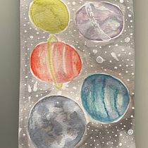Mi proyecto del curso: Técnicas de ilustración para desbloquear tu creatividad. Design, Traditional illustration, Fine Arts, Painting, Creativit, Creating with Kids, and Sketchbook project by Laura Mulford S. - 09.15.2023