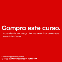 Mi proyecto del curso: Campaña para "Copywriting para copywriters" haciendo copys y sintiendome copy con buenos copys. Un progetto di Pubblicità, Cop, writing, Stor, telling e Comunicazione di r.lopez.guerra98 - 14.09.2023