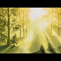 Il mio progetto del corso: Paesaggi incantevoli ad acquerello: dipingi con la luce. Pintura, e Pintura em aquarela projeto de elenaserrani - 15.09.2023