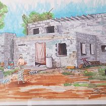 Mi proyecto del curso: Dibujo arquitectónico expresivo con marcadores de colores. Sketching, Drawing, Architectural Illustration, Sketchbook & Ink Illustration project by Juan Francisco GA - 09.15.2023