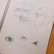 Meu projeto do curso: Caderno de retratos: explore o rosto humano. Sketching, Drawing, Portrait Drawing, Artistic Drawing, and Sketchbook project by Brenda H. Castro - 09.16.2023