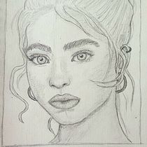Mijn project van de cursus: Sketchbook met portretten: verken het menselijk gezicht. Sketching, Drawing, Portrait Drawing, Artistic Drawing, and Sketchbook project by Miranda - 09.16.2023
