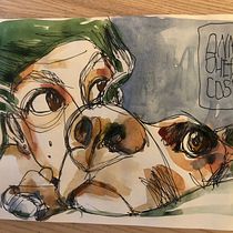 Il mio progetto del corso: Sketching artistico ad acquerello: spazio alle tue idee. Un proyecto de Ilustración tradicional, Bocetado, Creatividad, Dibujo, Pintura a la acuarela y Sketchbook de Anna Santeramo - 16.09.2023