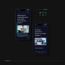 Mi proyecto del curso: Onepage llámame/sp . Un progetto di Pubblicità, Web design, Design digitale, Progettazione di applicazioni e Design di prodotti digitali di Luana Mar - 14.09.2023