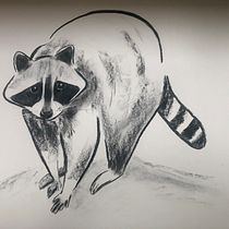 Mon projet du cours : Illustration d'animaux au fusain et à l'encre. Fine Arts, Drawing, Ink Illustration, and Naturalistic Illustration project by Ambre Martel - 09.17.2023