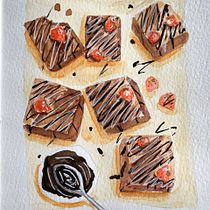 Mon projet du cours :  Illustration culinaire savoureuse à l'aquarelle. Un progetto di Illustrazione tradizionale, Belle arti, Pittura e Pittura ad acquerello di morgane_rosado - 17.09.2023