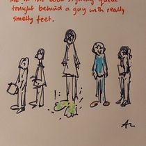 My project for course: The Art of Sketching: Transform Your Doodles into Art. Un projet de Illustration traditionnelle, Dessin au cra, on, Dessin , et Carnet de croquis de alanmac65 - 16.09.2023