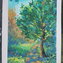 My project for course: Landscape Painting with Gouache for Beginners Ein Projekt aus dem Bereich Bildende Künste, Malerei, Naturalistische Illustration und Gouachemalerei von michapuka - 17.09.2023