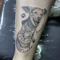 Meu projeto do curso: Técnicas de tatuagem blackwork com fine line. Tattoo Design project by João Fernando Boing - 09.17.2023