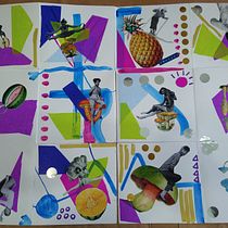 Meu projeto do curso: Caderno criativo: experimente com colagem, estampagem e decupagem. Traditional illustration, Collage, Paper Craft, and Sketchbook project by Ana Carolina Faria Camargo - 08.31.2023
