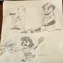 My project for course: Introduction to the Creation of Cartoon Style Characters. Un projet de Illustration traditionnelle, Conception de personnages , et Dessin de Celso Mussa Tavares - 13.09.2023