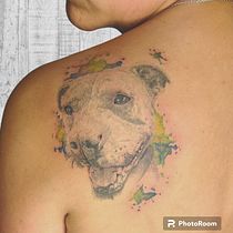 My project for course: Watercolor-Style Tattoo Techniques: Creating Art on Skin. Un projet de Illustration traditionnelle, Aquarelle , et Conception de tatouage de Merkéta Ježková - 18.09.2023