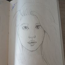 Mi proyecto del curso: Sketchbook de retrato: explora el rostro humano. Sketching, Drawing, Portrait Drawing, Artistic Drawing, and Sketchbook project by Laura Gil de las Heras - 09.27.2023