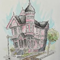 My project for course: Expressive Architectural Sketching with Colored Markers. Sketching, Drawing, Architectural Illustration, Sketchbook & Ink Illustration project by Julie Yankovich - 09.19.2023