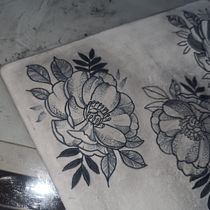 Meu projeto do curso: Tatuagem para principiantes. Tattoo Design project by Thamara Barcelos - 09.19.2023
