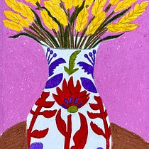 My project for course: Creative Drawing with Oil Pastels. Ilustração tradicional, Artes plásticas, Desenho a lápis, e Desenho projeto de listaylorimagined - 19.09.2023