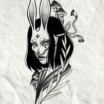 Meu projeto do curso: Desenho de tatuagem autoral com Procreate. Ilustração tradicional, Design gráfico, Desenho, Ilustração digital, Desenho de tatuagens, e Desenho digital projeto de Maise Emilie - 19.09.2023