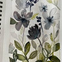 My project for course: Artistic Floral Watercolor: Connect with Nature. Ilustração tradicional, Pintura, Pintura em aquarela e Ilustração botânica projeto de bevinmariecampbell - 20.09.2023