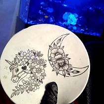 Meu projeto do curso: Tatuagem para principiantes. Tattoo Design project by Sandra Ribeiro - 09.20.2023