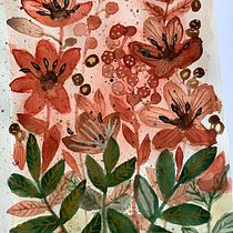 Mi proyecto del curso: Acuarela floral: conecta con la naturaleza. Ilustração tradicional, Pintura, Pintura em aquarela e Ilustração botânica projeto de Maria Teresa Martinez - 20.09.2023