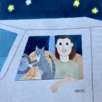 My project for course: Playful Illustration with Watercolor & Colored Pencils. Ilustração tradicional, Pintura, Pintura em aquarela, Desenho de retrato, e Desenho com lápis de cor projeto de fleurmacrae - 20.09.2023