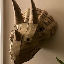 My project for course: Cardboard Sculptures for Beginners. Character Design, Arts, Crafts, Fine Arts, and Sculpture project by mamajaguar1791 - 09.21.2023