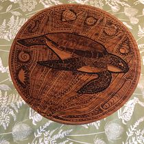 My project for course: Pyrography 101: Woodburning Illustration Techniques. Projekt z dziedziny Trad, c, jna ilustracja, Craft i DIY użytkownika Yvonne Rowland - 21.09.2023