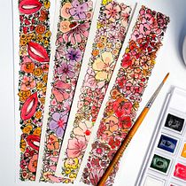 My project for course: Vibrant Floral Patterns with Watercolors. Traditional illustration, Pattern Design, Watercolor Painting, and Botanical Illustration project by Camila - 09.21.2023
