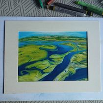 Mon projet du cours : Dessin de paysage aux pastels : jouez avec la lumière. Traditional illustration, Fine Arts, Pencil Drawing, Drawing, and Artistic Drawing project by Lilie Lafée - 09.21.2023