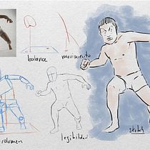 Mi proyecto del curso: Dibujo de la figura humana en poses expresivas. Artes plásticas, Esboçado, Desenho, Sketchbook, e Desenho anatômico projeto de Kevin Rafael Araujo - 21.09.2023