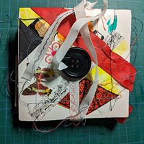 Mein Abschlussprojekt für den Kurs: Kreatives Notizbuch: Collage, Stempel, Decoupage. Traditional illustration, Collage, Paper Craft, and Sketchbook project by Matheis Andrea - 09.21.2023