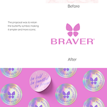 Mi proyecto del curso: Diseño de logo Braver. Design, Br, ing, Identit, Graphic Design, and Logo Design project by Alejandra Molina - 09.22.2023