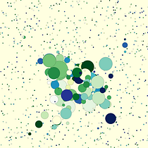 Mi proyecto del curso: Codificación creativa: mousemove circles. Motion Graphics, Programação , Multimídia, e JavaScript projeto de Jorge Callejo Flores - 21.11.2023