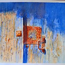 Mein Abschlussprojekt für den Kurs: Aquarell Textur-Meisterkurs. Fine Arts, Painting, and Watercolor Painting project by Rosemarie - 09.22.2023