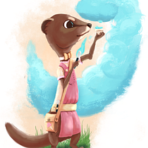 Meu projeto do curso: Criação de personagens antropomórficos. Character Design, Drawing, and Digital Illustration project by Alexandre D. de Oliveira - 09.18.2023