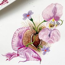 My project for course: Illustration Techniques for Contemporary Botanical Art. Traditional illustration, Fine Arts, Watercolor Painting, Botanical Illustration, and Gouache Painting project by Christie Connelly - 10.04.2023