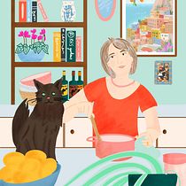 My project for course: Colorful Digital Illustration in Procreate. Un progetto di Illustrazione tradizionale, Disegno, Illustrazione digitale e Disegno digitale di juliaulia - 19.08.2023