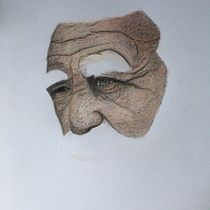 My project for course: Realistic Portrait with Coloured Pencils. Traditional illustration, Fine Arts, Pencil Drawing, Drawing, Portrait Drawing, Realistic Drawing, Artistic Drawing, and Colored Pencil Drawing project by sofiaahmad126 - 09.24.2023
