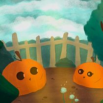 My project for course: Atmospheric Scenes in Procreate: Paint with Color and Light. Ilustração digital projeto de Viktoriia Protsenko - 24.09.2023