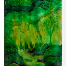 the light in the landscape . Pintura, e Pintura em aquarela projeto de Nico Benitez - 24.09.2023