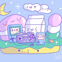 My project for course: Designing Kawaii Worlds: Spread Joy Through Illustration. Character Design, Digital Illustration, and Manga project by Alexandra Silverio - 09.25.2023