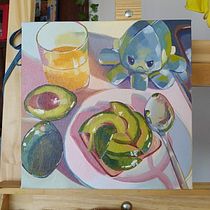 Meu projeto do curso: Técnicas de pintura contemporânea a óleo Ein Projekt aus dem Bereich Bildende Künste, Malerei und Ölmalerei von helobtto - 23.09.2023