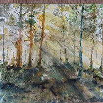 My project for course: Dreamy Watercolor Landscapes: Paint with Light. Pintura, e Pintura em aquarela projeto de cheypie - 25.09.2023