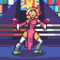 Meu projeto do curso: garota lutadora. Character Design, Video Games, Pixel Art, and Game Design project by maria.clara.abreu.703 - 09.23.2023