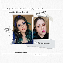 Meu projeto do curso: Introdução a técnicas de maquiagem profissional (Make Glam & Cor). Film, Video, TV, Art Direction, Fashion Design, and Fashion Photograph project by Bárbara Homrich - 09.26.2023